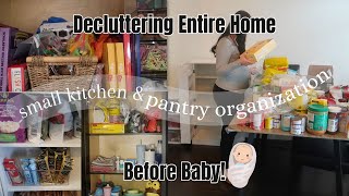 Decluttering & Organizing our Entire Home Before Baby pt. 1 | Small Kitchen + Pantry Organization by The Castillos 548 views 3 months ago 13 minutes, 24 seconds