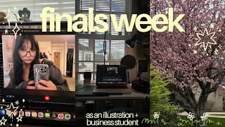 aimless during finals (studying, making art, burnout recovery)