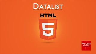 Curso HTML5 | Datalist