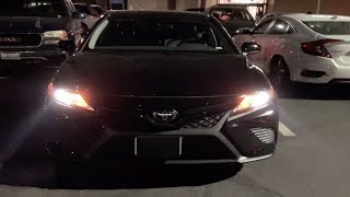 2019 Toyota Camry at Night