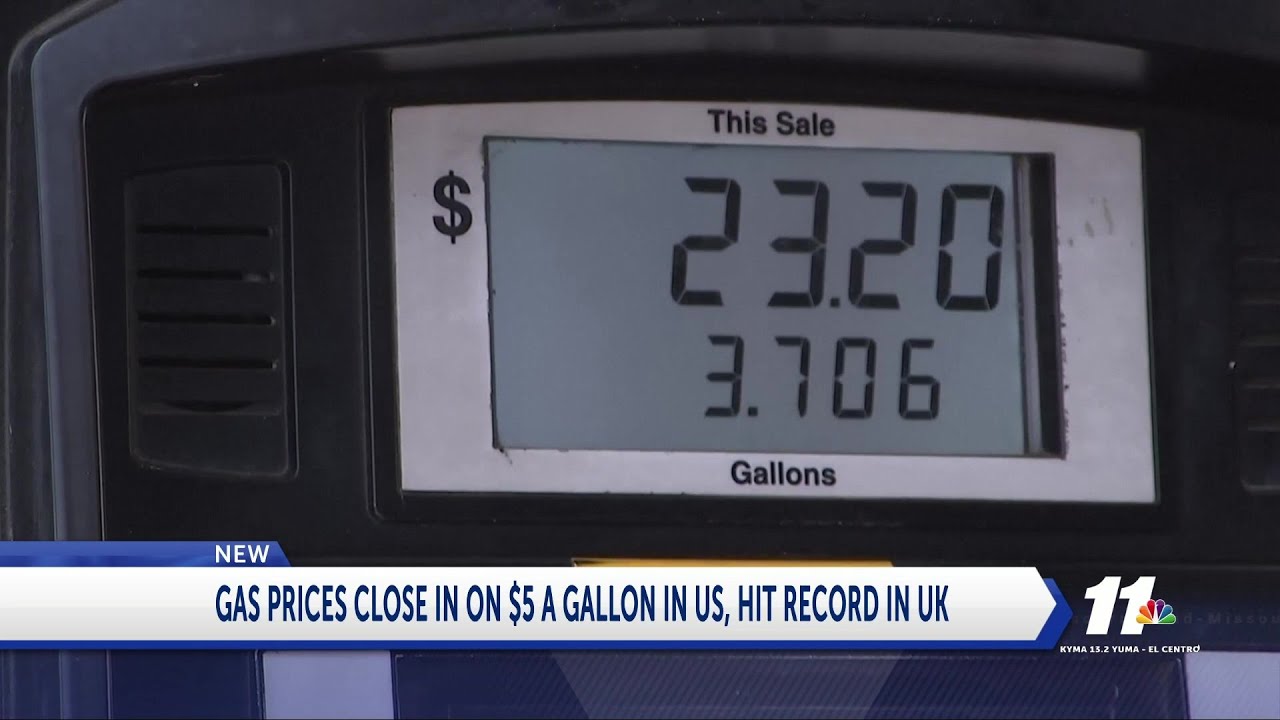 GAS PRICES CLOSE IN ON RECORD HIGHS - YouTube
