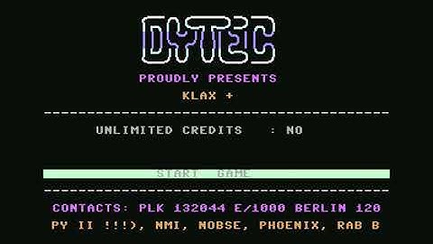 Dynamic Technology (Dytec) Intro 34 ! Commodore 64 (C64)