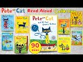 PETE THE CAT Books Read Aloud Compilation  | Animated I Love My White Shoes |His Four Groovy Buttons