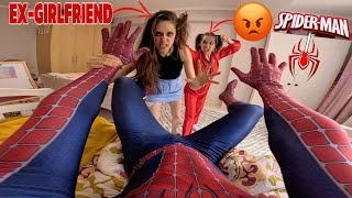SPIDERMAN HAS BIG PROBLEMS WITH EXGIRLFRIEND AND CRAZY GIRL (Love story Spiderman in real life)