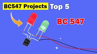 Top 5 Electronic Projects Using BC547 Transistor, Electronics mini projects