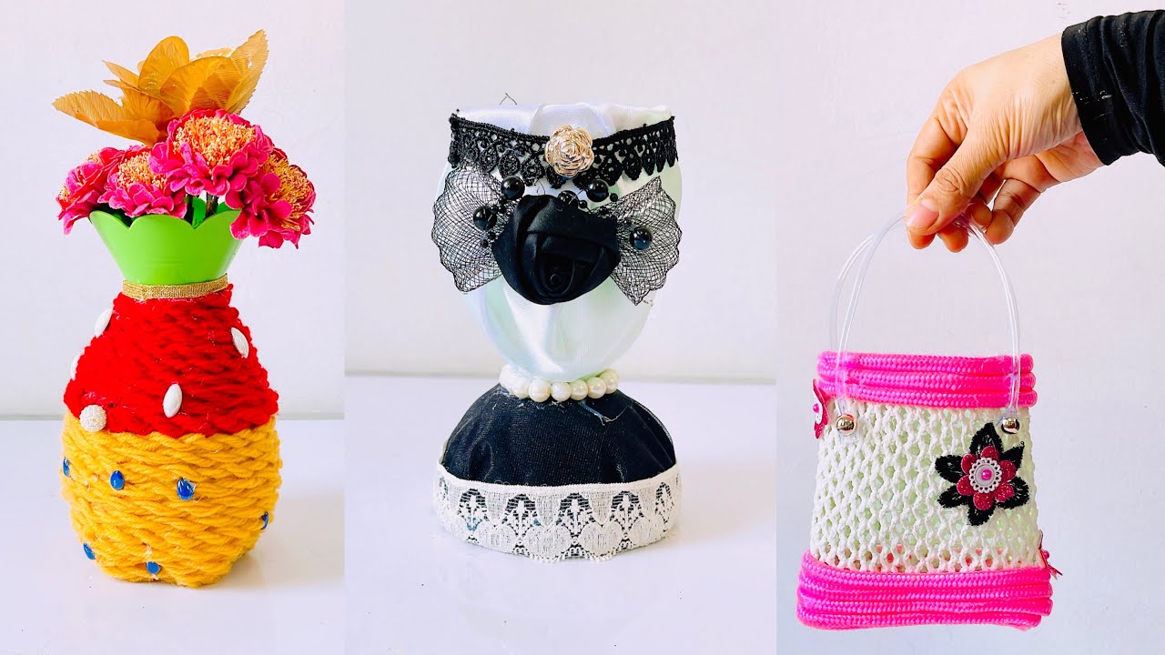 3 easy plastic bottle ideas | DIY - YouTube