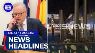 Albanese holds call with Trump; Melbourne Shopping centre chaos | 9 News Australia