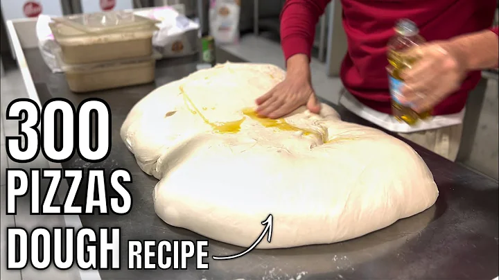 HOW TO MAKE PIZZA DOUGH FOR 300  PIZZAS TO DONATE