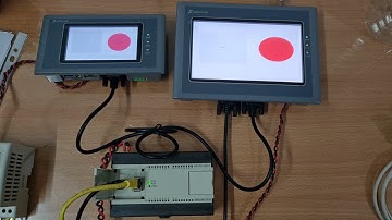 HMI 2 จอ ต่อกับ PLC 1 ตัว สื่อสารกัน HMI Samkoon with AMX FX3U Amsamotion : miniature innovation