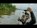 mancing strike udang sama ikan