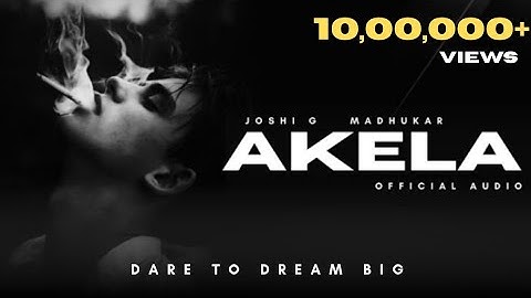 Akela - Joshi G, Madhukar | New Sad Hindi Rap Song 2025 | Official Audio | Latest Hindi Rap Song