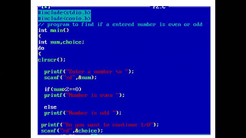 Check if number is Even or Odd using infinite do while loop
