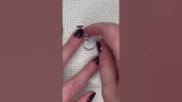 I especially love this method when stitching with 1 strand on 28ct evenweave 🙌