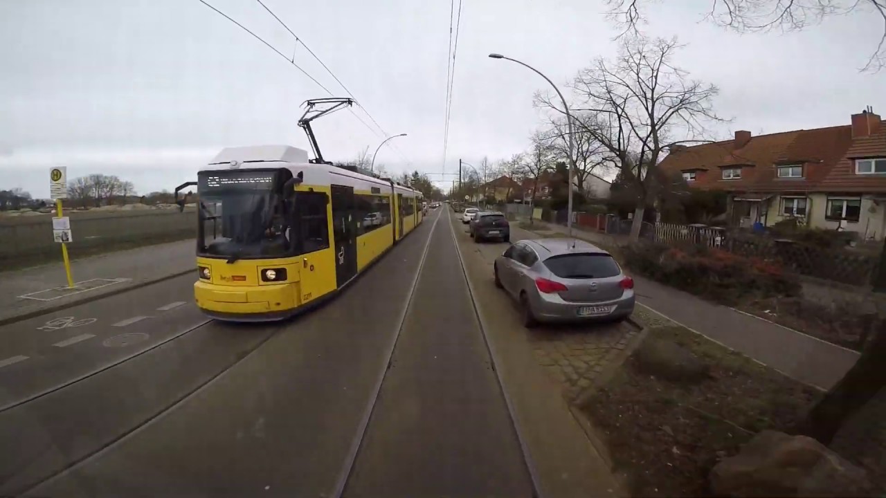 Berliner Führerstandsmitfahrt Linie 62 Lienhardweg- S Mahlsdorf (GT6N-ZR)