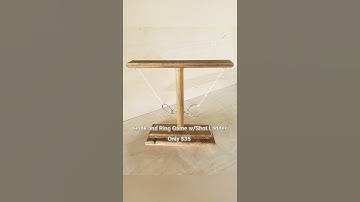 Tabletop Hook and Ring Game w/Shot Ladder