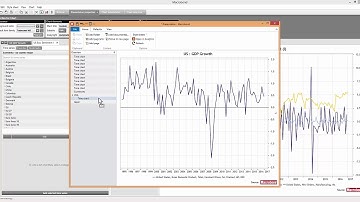 Presenting charts in a presentation document