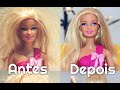 Como Deixar o Cabelo da Barbie Liso com BIA LOBO