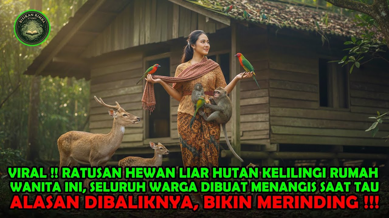 VIRAL !! RATUSAN HEWAN LIAR HUTAN KELILINGI RUMAH WANITA INI, ALASANYA BIKIN MERINDING !!