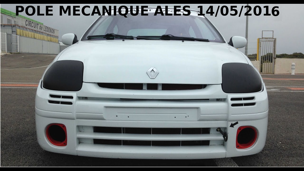 Circuit d'Ales le 14/05/2016 - Session 17H40 en Clio 2RS