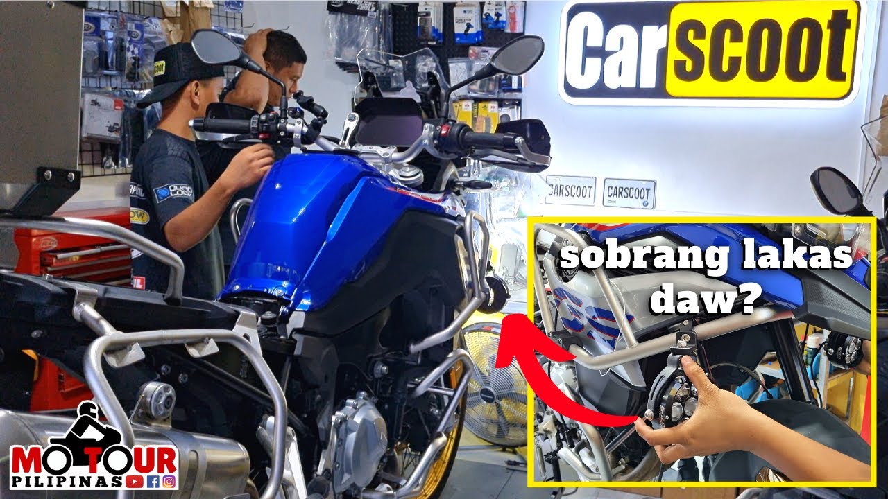 Gold Runway 70X and Denali Horn Installation on BMW F850GS