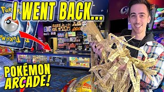 No Pokémon Cards At The Store? CHECK THE ARCADE! (Charizard Pulled!)