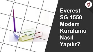 Everest SG1550 Modem Kurulumu Nasıl Yapılır (Wifi Şifre Değiştirme)