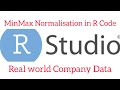 MinMax  Normalization in R