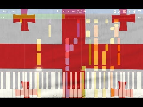 Georgian National Anthem — თავისუფლება (Tavisupleba) [Synthesia]