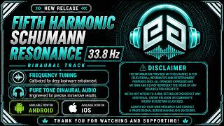 5th Harmonic Schumann Resonance | 33.8 Hz | Gamma Binaural Beats | Frequency Tuning | Elevate Audio