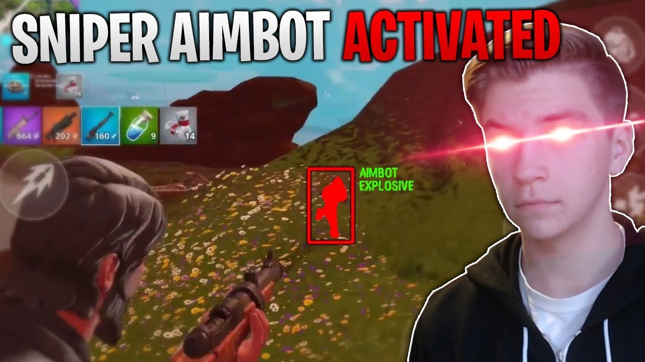 i hit 12 sniper shots in one game of fortnite mobile this will never happen again - fortnite aimbot online mobile