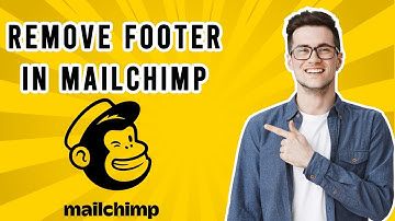 Hoe u een voettekst in MailChimp verwijdert (EENVOUDIG)