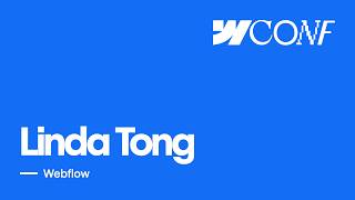 Webflow Conf 2026 Interview: Linda Tong - Webflow