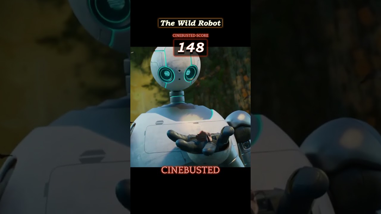 A robot that makes us laugh 😂#thewildrobot #cinebusted #movie #moviereview