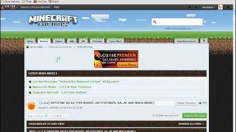 ★ Minecraft Mod Tutorial [1.4.7] - How To Install Optifine [Make Minecraft LESS LAGGY]