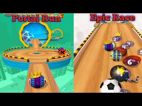 ?⚽ ? Going Balls Portal Run | Going Balls Epic Race | Going Balls Super Bonus Levels