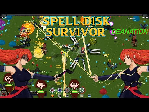 Let's Try: Spell Disk Survivor  Better than Vampire Survivors