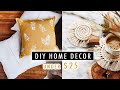 DIY HOME DECOR under $25  (Pillows, Macrame Coasters + MORE) | XO, MaCenna