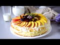 Кокосовый торт Рафаэлло с заварным кремом. Coconut cake. Рецепт кокосового крема