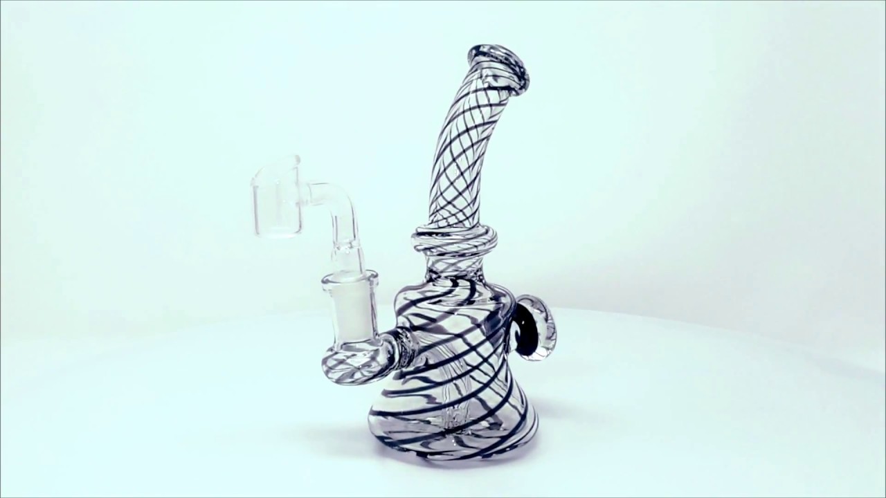 UV Glass Swirly Pipe | OG WAREHOUSE | Blacklight Glass Pipes | 360 Review