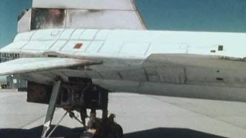 X-15A-2 Side View of Damage After Mach 6.7 Flight