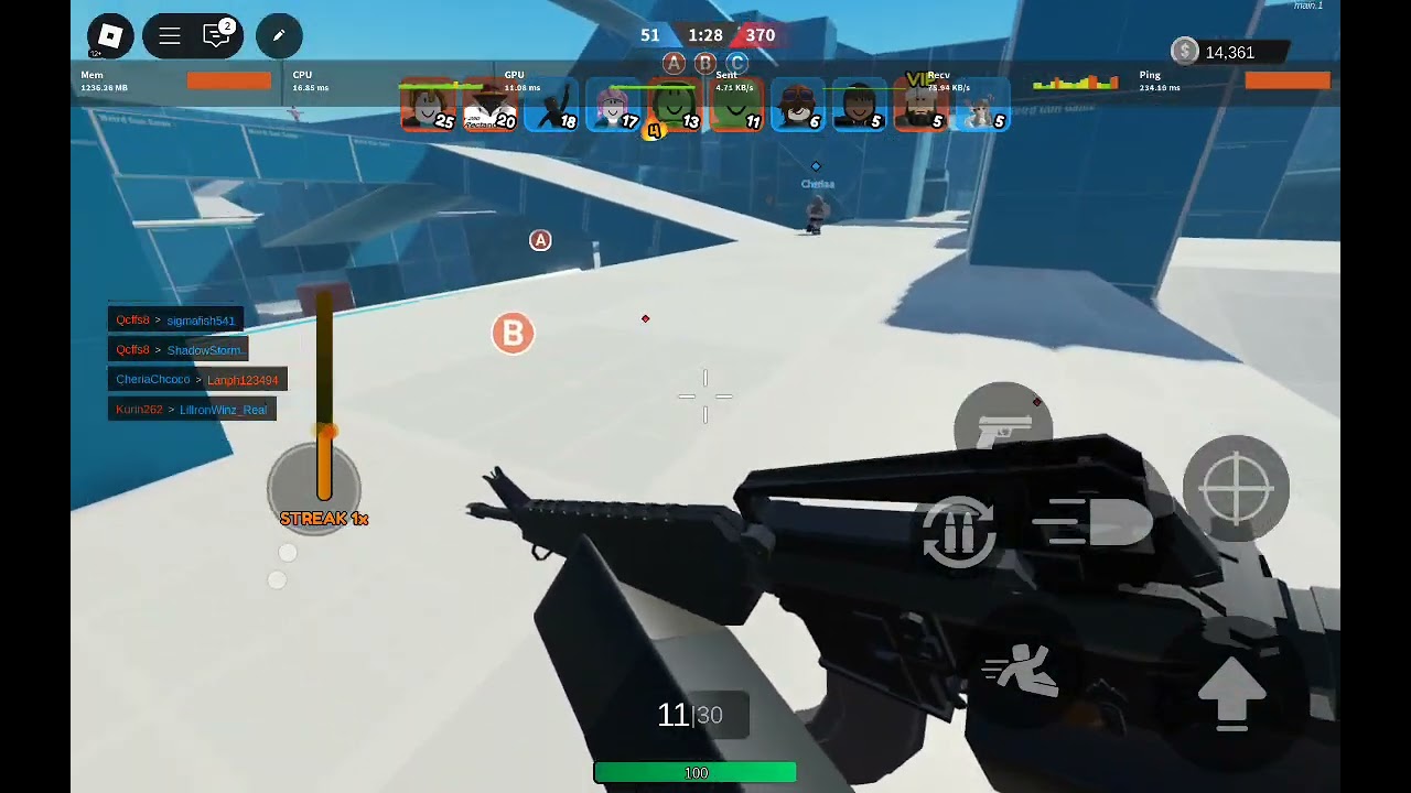 Chơi bắn súng trong rô bờ lốc free fire❌️roblox⭕️