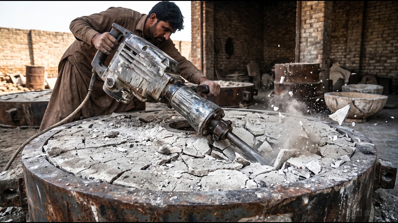 The SKILLED HANDS Of This Pakistani Man Are Amazing While MANUALLY MAKING INDUSTRIAL COMPONENTS