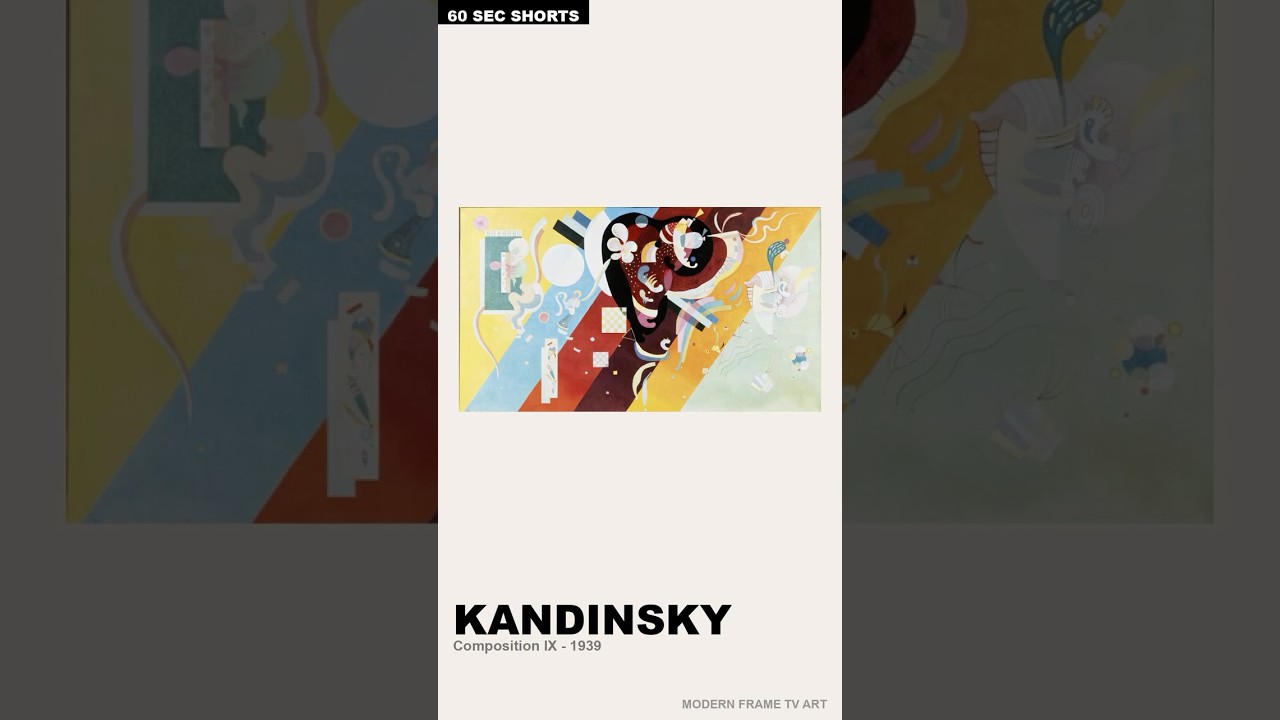 Wassily Kandinsky, Composition IX YouTube Short thumbnail