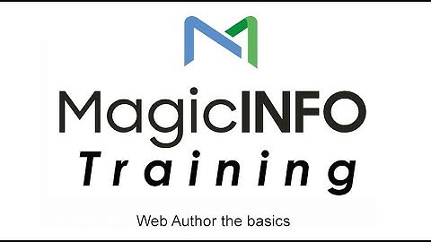 Web Author the basics