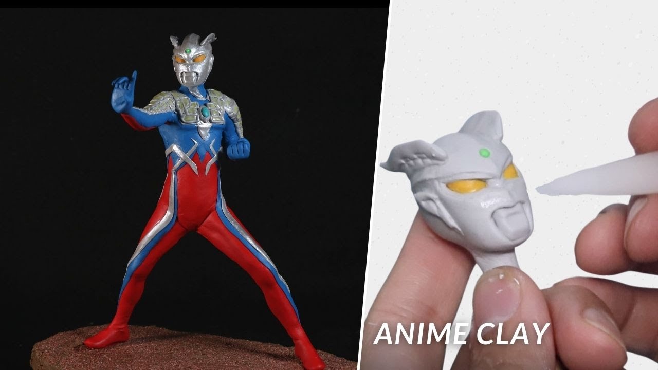 Sculpting Ultraman Zero | Urutoraman Zero | ウルトラマンゼロ - YouTube