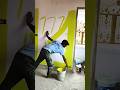 Lemon colour apply 1st bedroom wall painting #shorts #viral #painting #wallpainting #works