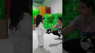 Half-moon kick (Flexibility kick and improved focus of Sophia)