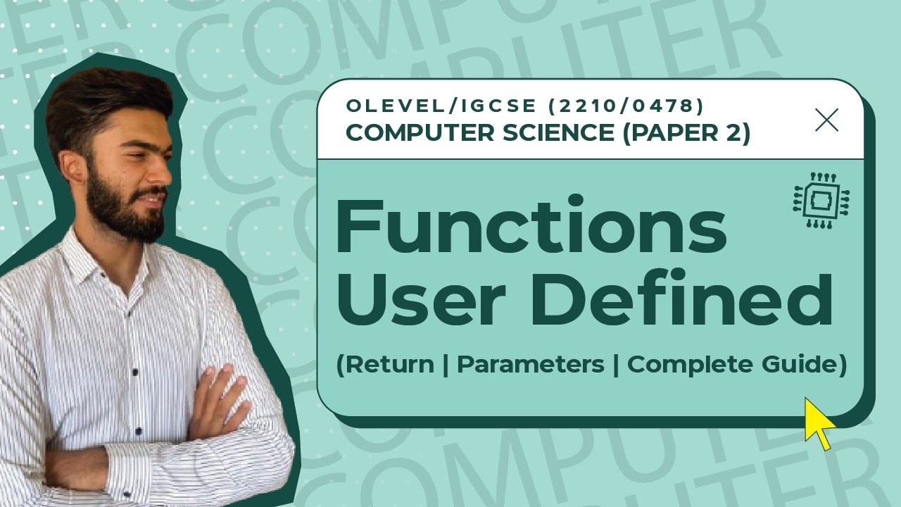 User Defined Functions | Everything You Need to Know | O Level CS ...