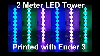 Led Tower 3D Printed On Ender 3