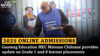 2025 Admissions | Update on Grade 1 and 8 learner placements
